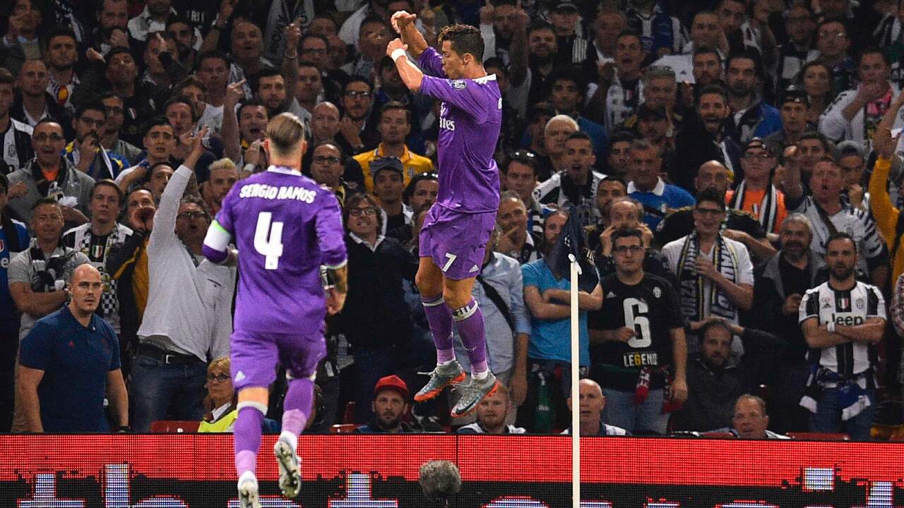 Beeld uit video: Ronaldo slaat keihard toe voor Real na fraaie aanval
