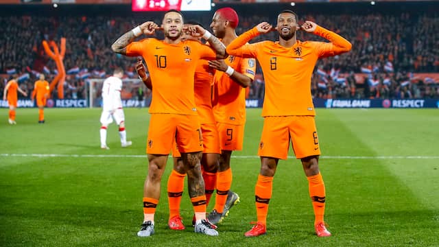 Oranje begint EK-kwalificatie met ruime zege op Wit ...