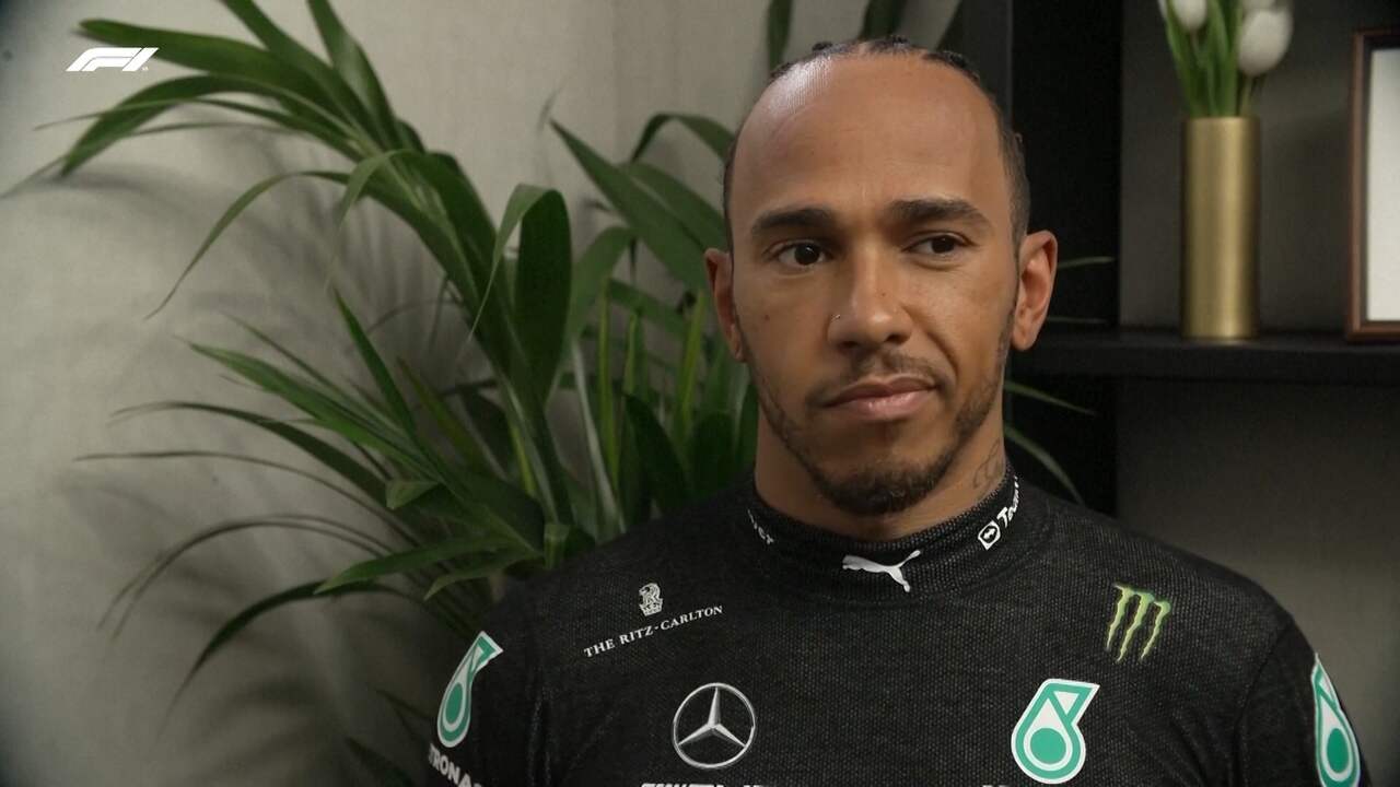 Beeld uit video: Hamilton niet te genieten na tweede vrije training in Melbourne