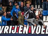Willem II-Feyenoord werd korte tijd stilgelegd door vechtpartijen op de tribunes.