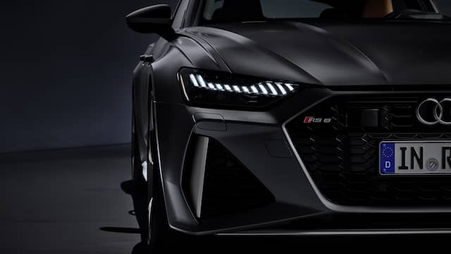 Voorkant van de RS6 Avant. (Foto: Audi)