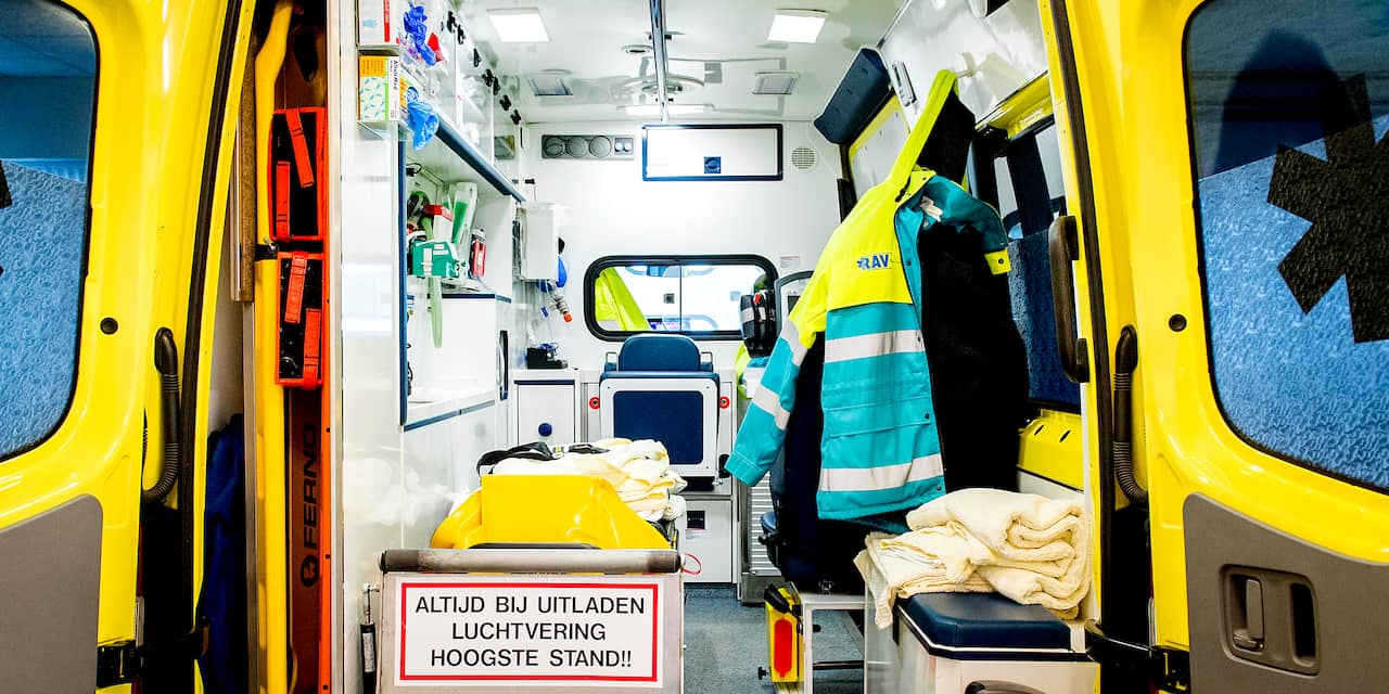 Ambulancemedewerkers houden werkonderbreking