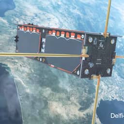 SpaceX brengt piepkleine satelliet van TU Delft naar de ruimte