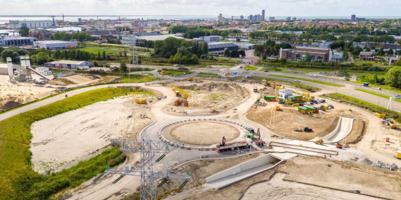Nieuwe fietstunnel bij stadsentree Vlissingen tot begin juli afgesloten