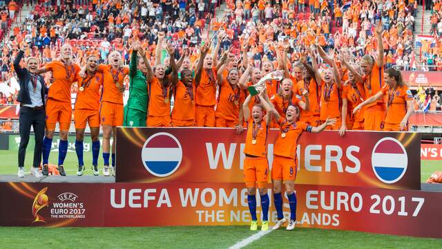 In 2017 werden de Oranjevrouwen Europees kampioen.