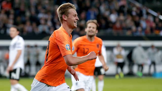 Frenkie de Jong scoorde een keer in 25 interlands.