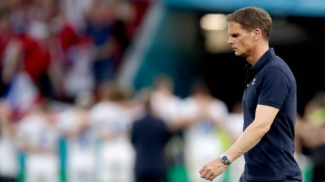 Zijn periode als bondscoach liep voor Frank de Boer uit op een nieuwe teleurstelling.