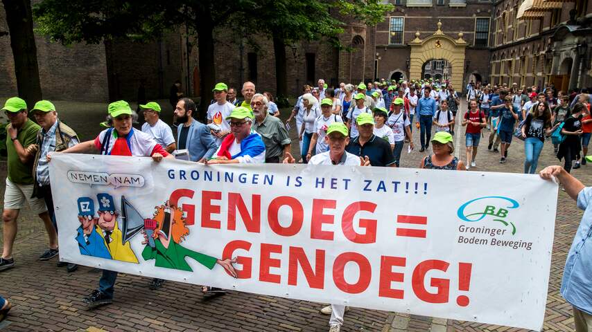 Protest gaswinning Groningen