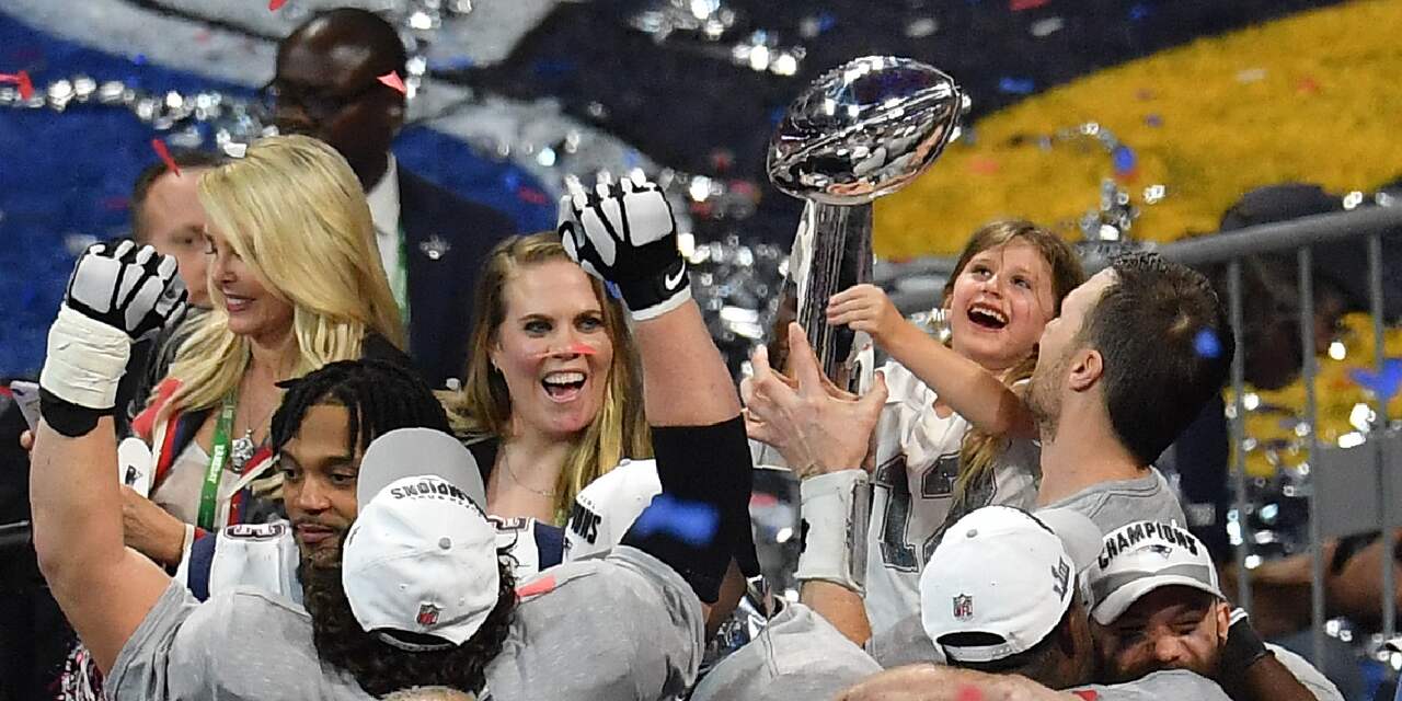 New England Patriots en Brady vestigen record met zesde Super Bowl-zege