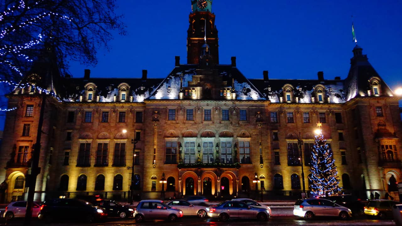 After collecting reporters, Rotterdam still receives the Christmas tree on the station square |  Interior