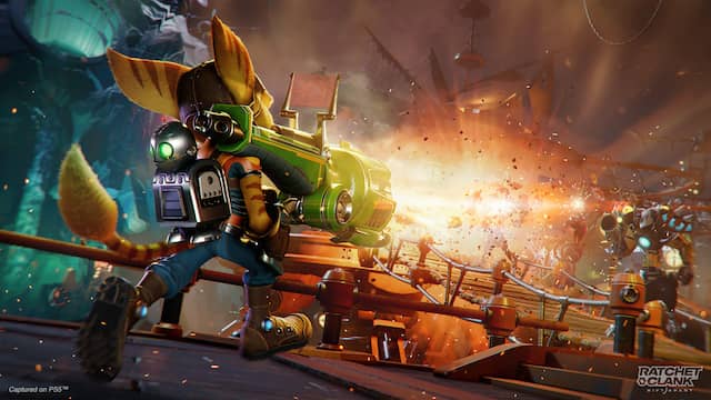 In Ratchet & Clank you have dozens of weapons at your disposal.