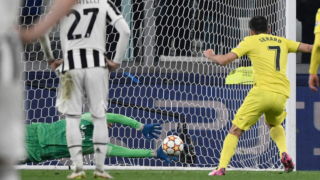 Beeld uit video: Invaller Moreno schiet Villarreal tegen verhouding in op voorsprong tegen Juventus