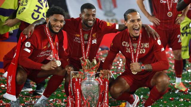Georginio Wijnaldum veroverde met Liverpool onder meer de eerste landstitel in dertig jaar.