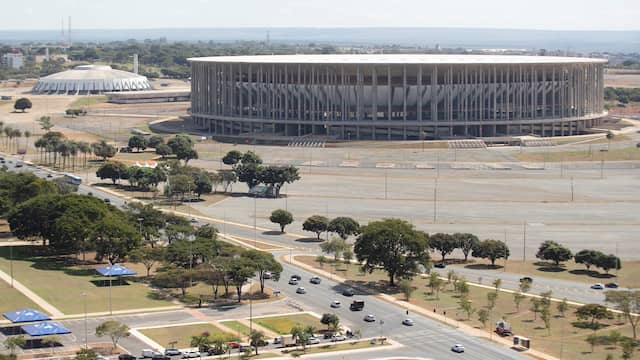 Het Estádio Nacional de Brasília is een van de stadions waar wedstrijden op de Copa América worden gespeeld.