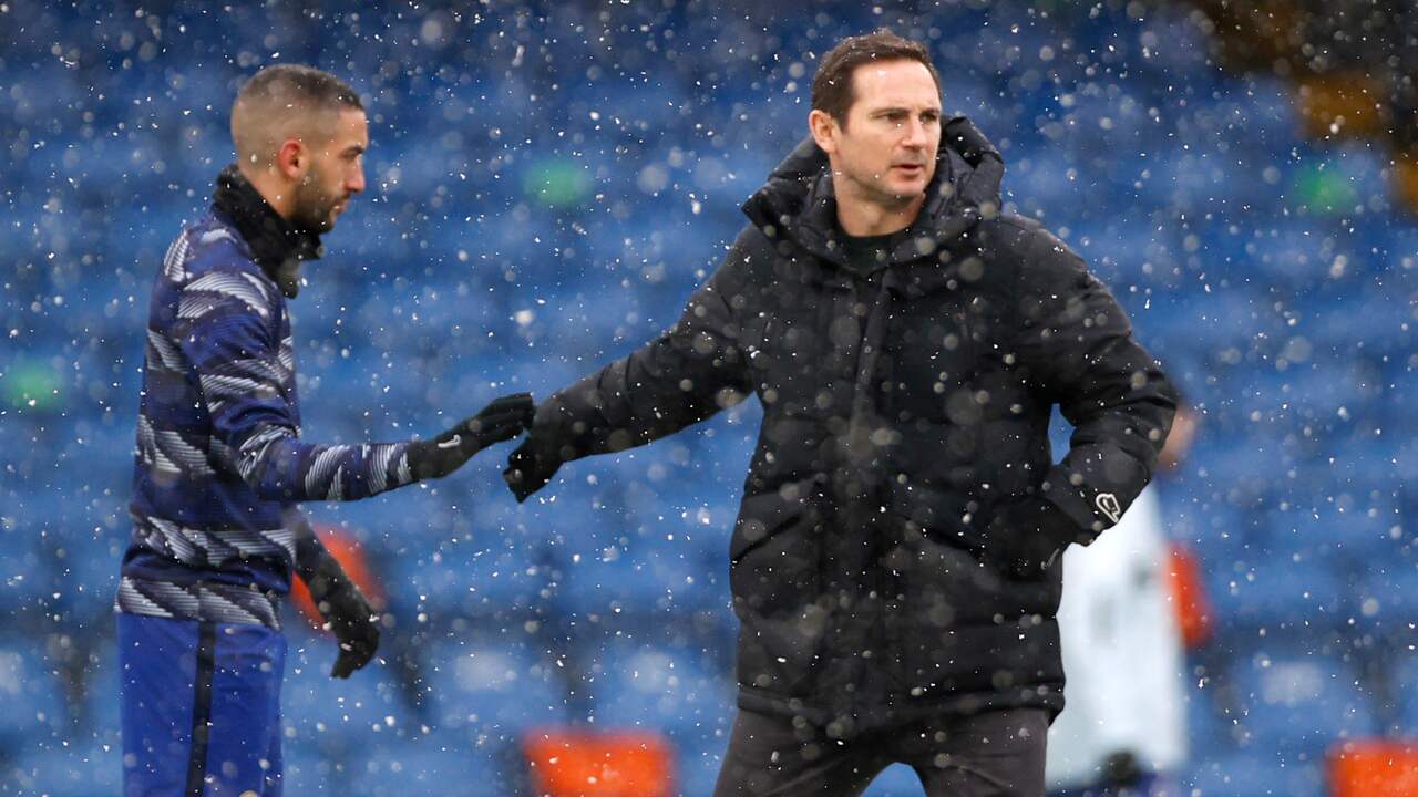 Frank Lampard samen met Hakim Ziyech.