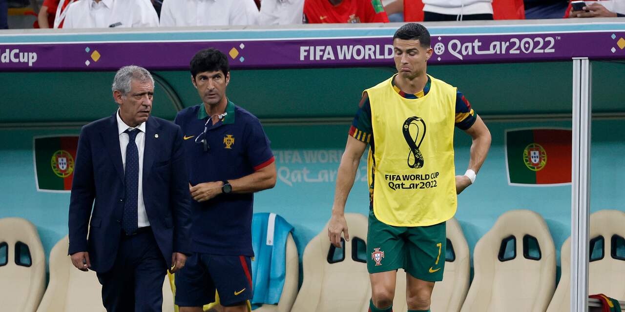 Bondscoach Santos verdedigt gepasseerde Ronaldo: 'Hij juichte bij alle goals mee'