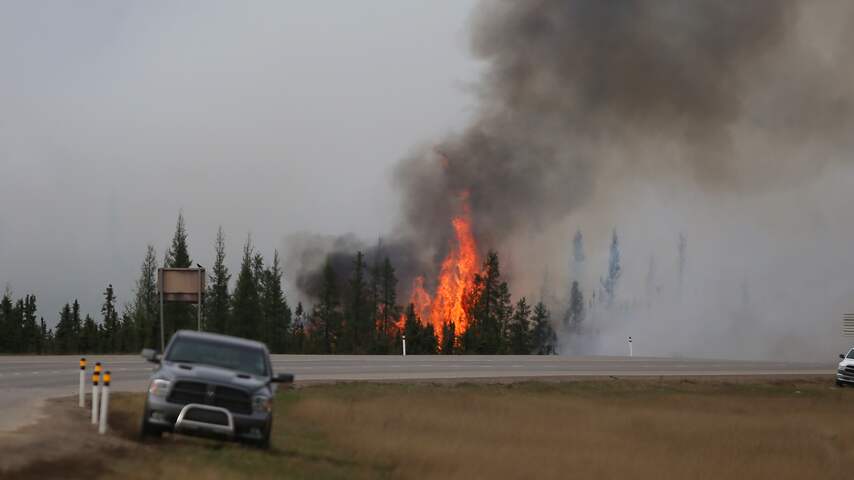 Bosbranden in Canada