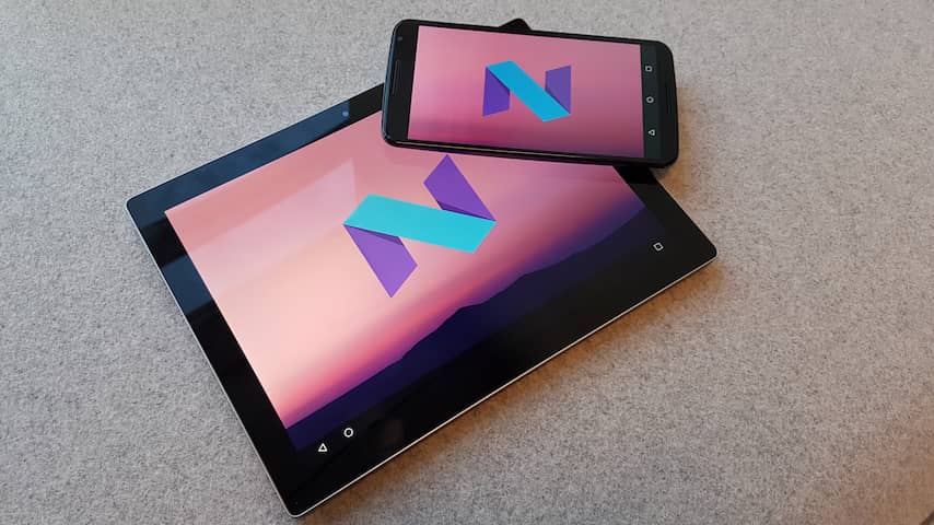 Android N Nexus 6 Pixel C