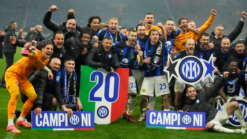 Internazionale grijpt twintigste landstitel met zege op aartsrivaal AC Milan