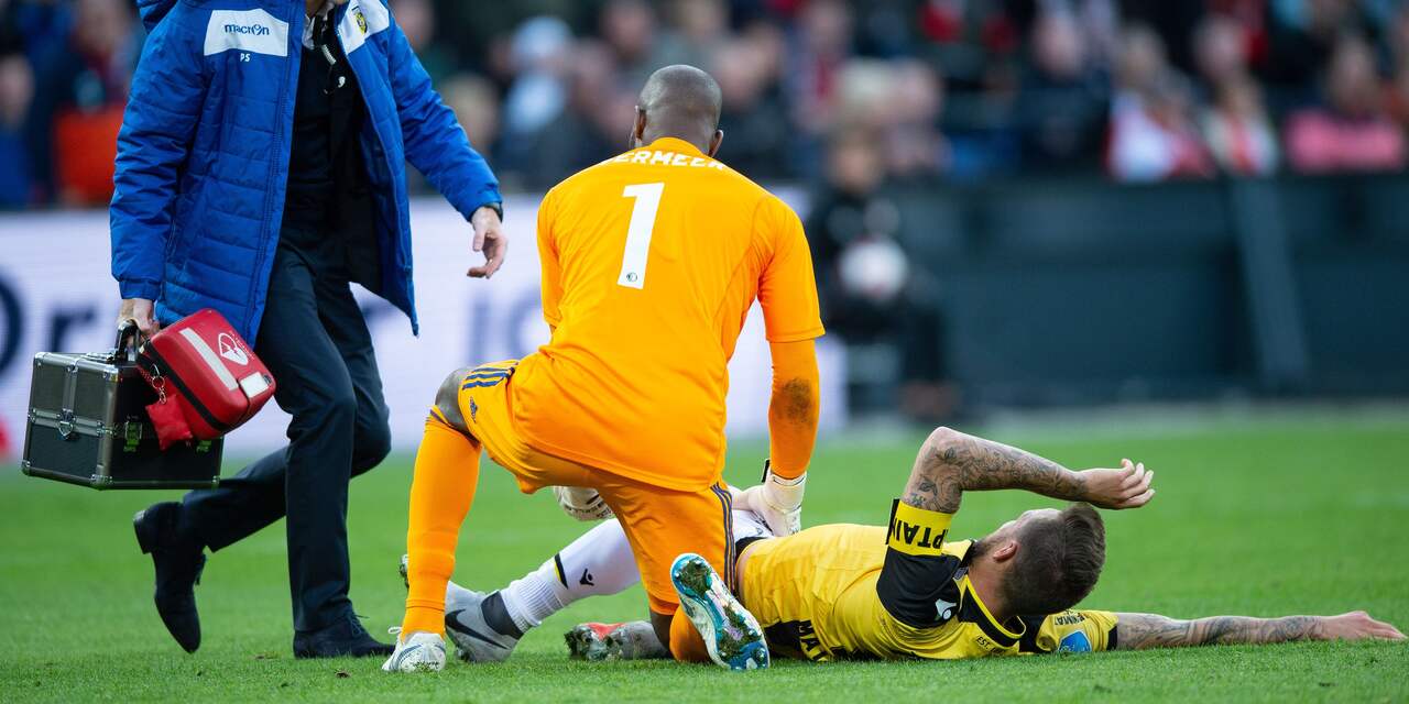 Vitesse-aanvaller Matavz breekt onderbeen in uitduel met Feyenoord