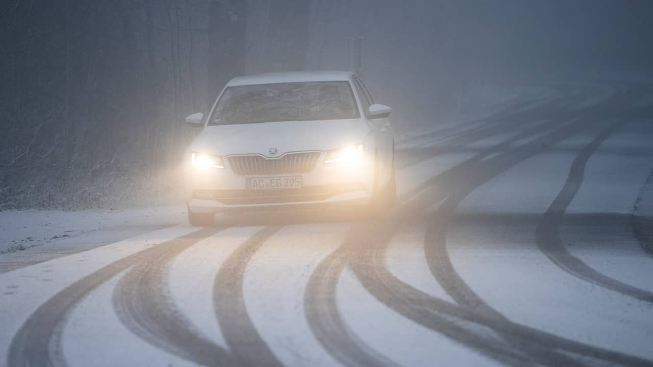 Snow storm in the Netherlands for the first time in over ten years |  NOW