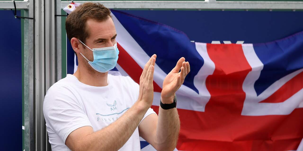 Murray test positief op coronavirus en lijkt Australian Open te moeten missen