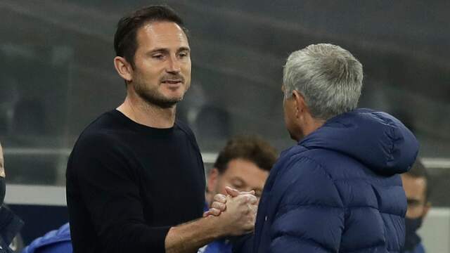 Frank Lampard en José Mourinho stonden in september tegenover elkaar.