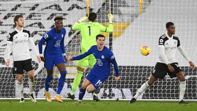 Oud-Vitesse-speler Mason Mount was de gevierde man bij Chelsea.