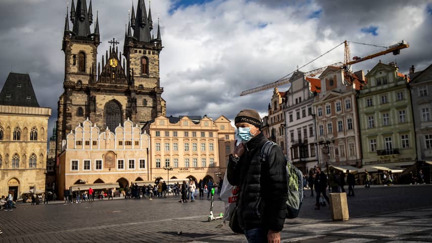 Lockdown en vergaande mondkapjesplicht in Tsjechië in strijd tegen corona