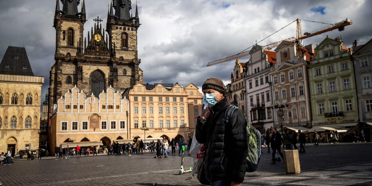 Lockdown en vergaande mondkapjesplicht in Tsjechië in strijd tegen corona