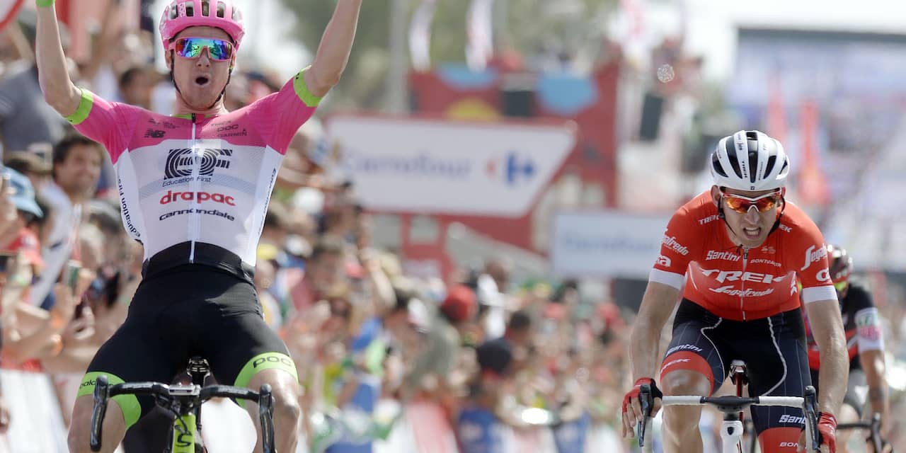 Mollema wederom tweede in Vuelta-rit, Yates nieuwe leider