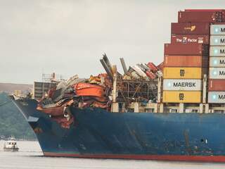 Vrachtschip dat Baltimore vernielde na bijna twee maanden terug in haven