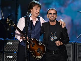Paul McCartney en Ringo Starr