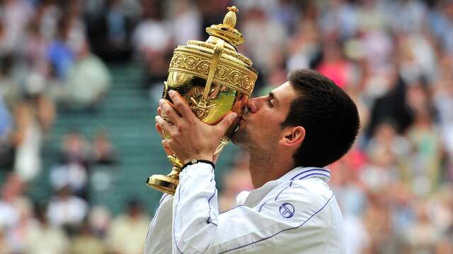 Door zijn Wimbledon-titel in 2011 werd Novak Djokovic voor het eerst nummer één.