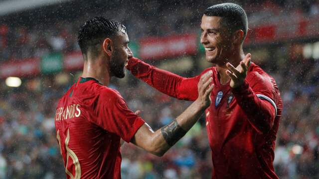 Cristiano Ronaldo maakte zijn rentree bij Portugal