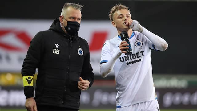 Noa Lang was met twee doelpunten weer goud waard voor Club Brugge.