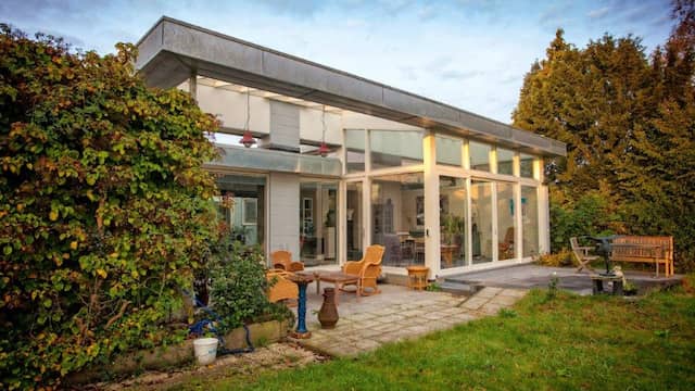 Architect Katrien Koppers renoveerde de gigantische patiowoning in Bunnik.