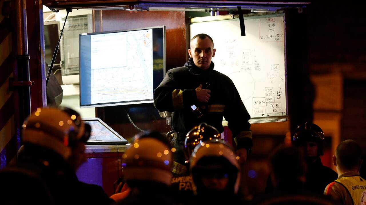 Livebeelden van politieactie in Parijs