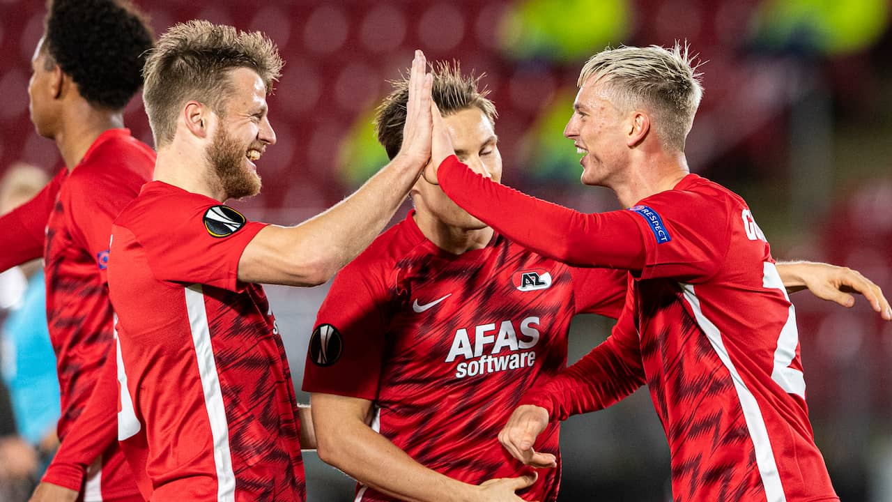 Albert Gudmundsson аз Алкмар. Az Alkmaar 2-0 Альберт Гюдмюндссон.