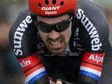 De renner van Giant-Alpecin was zes seconden trager dan de Spanjaard Jon Izagirre tijdens de 3,9 kilometer die werd afgelegd in La Chaux-de-Fonds.