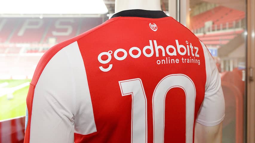 Geladen Corrupt Tegenstander PSV vindt met GoodHabitz tweede shirtsponsor voor komend seizoen | Voetbal  | NU.nl