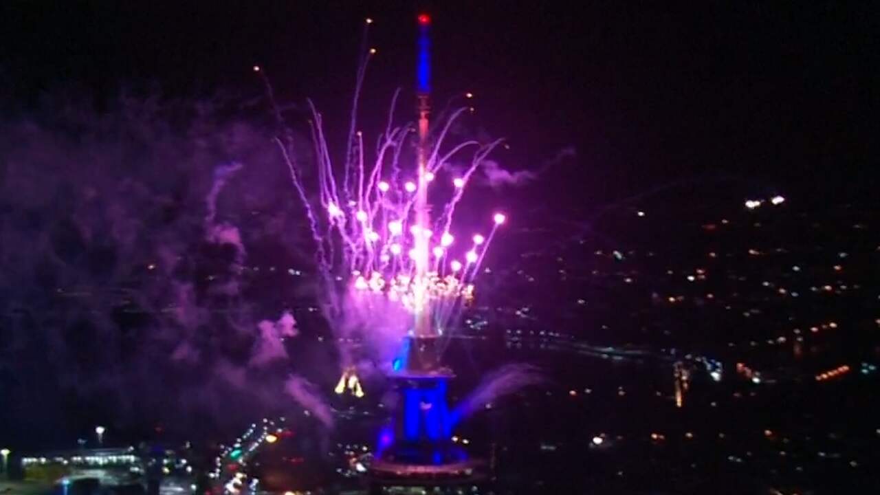 Nieuw-Zeeland en Australië luiden 2019 in met vuurwerkshow