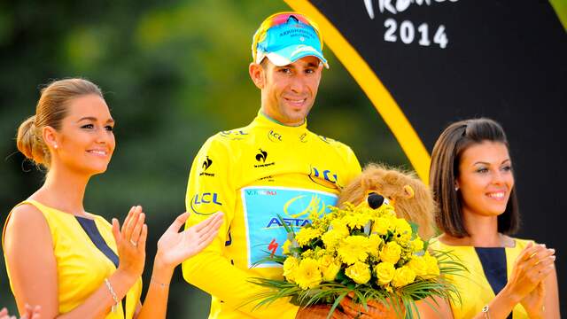 Vincenzo Nibali won drie keer een grote ronde namens Astana.