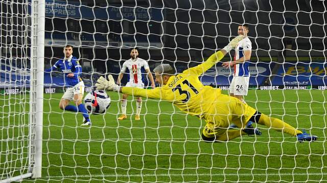 Joël Veltman kreeg de bal met wat fortuin voor zijn voeten en schoot de 1-1 binnen, maar het was niet genoeg.