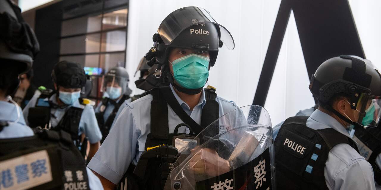 Politie Hongkong zet traangas in tegen demonstranten veiligheidswet