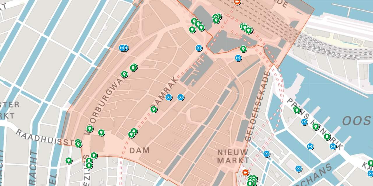 Amsterdam publiceert kaart met locaties camera's en sensoren