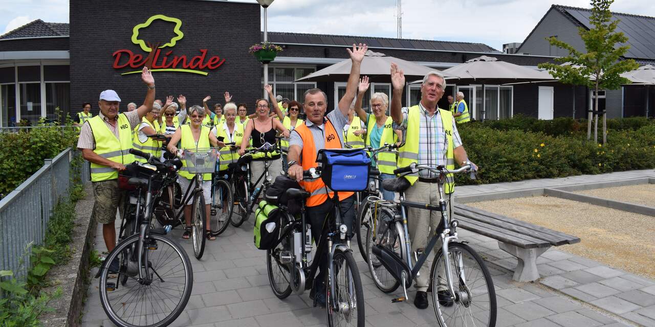 Meer dan 140 fietsers van start bij driedaagse van KBO Etten