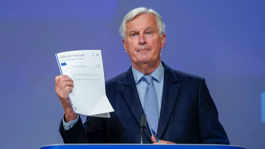Barnier maandag toch niet naar Londen voor Brexit-gesprekken