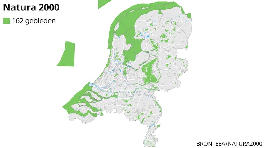 bijnaam Persoon belast met sportgame overal Zoveel beschermde natuur heeft Nederland (en de rest van Europa) |  Binnenland | NU.nl