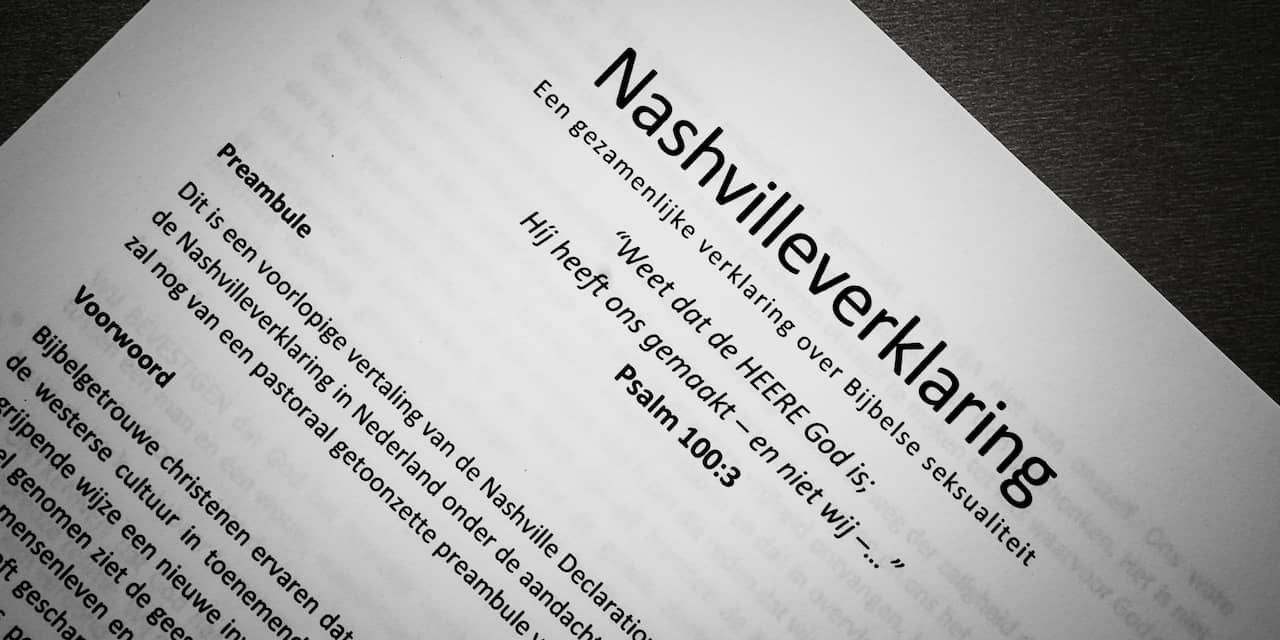 Initiators Nashvilleverklaring stoppen met inzamelen handtekeningen